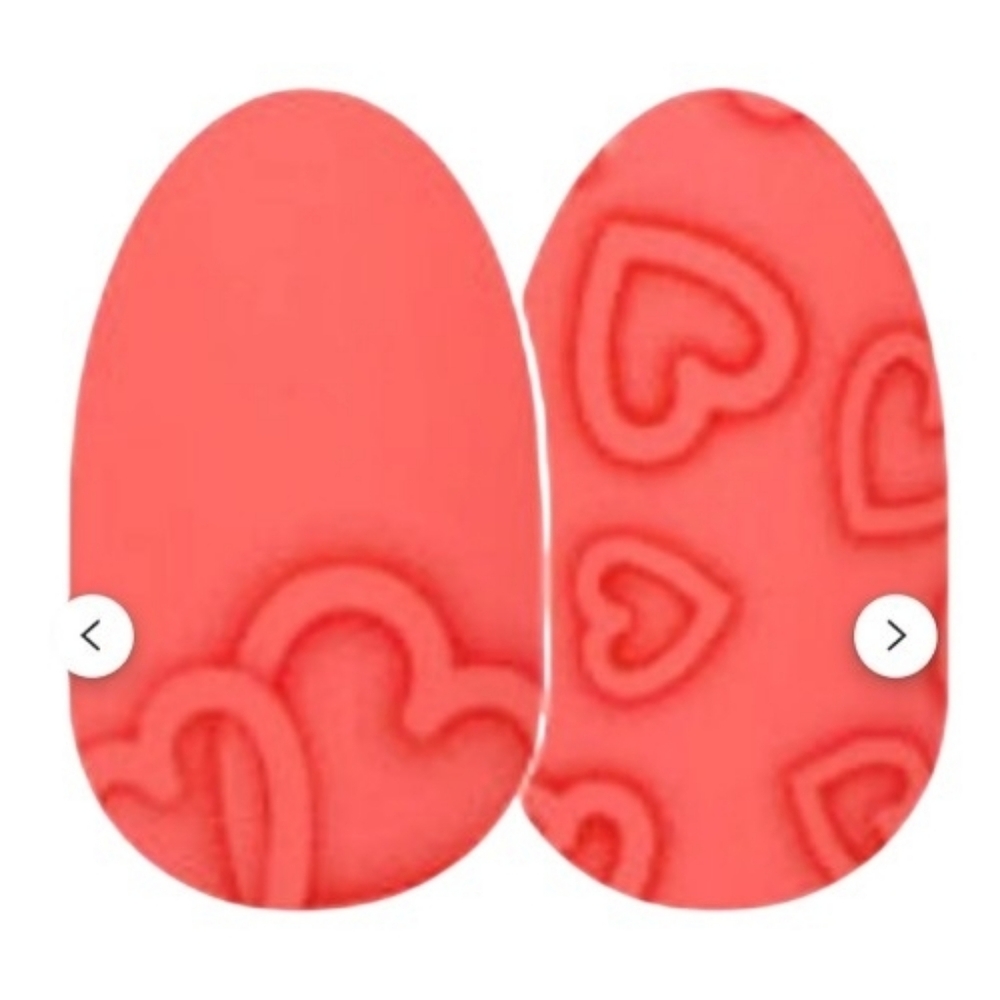 Color Street Heartthrob  Hearts Pink Nail Polish Strips Various Sizes